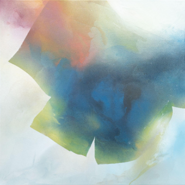 黃立煒 Void 01 | 70cm x 70cm 
噴漆、亞克力 | 2025

